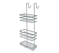 New 3 Tier Large Chrome Hanging Bathroom Organiser Unit Shower Rack Storage Caddy With Extra Deep Baskets …