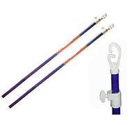 New 3 x 2.4M Heavy Duty Telescopic Washing Line Prop Extending Support Clothes