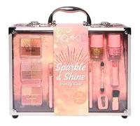 New 30-Piece Complete Makeup Kit with Stylish Vanity Case, Eyeshadow, Blush, Bronzer, Mascara, Nail Polishes, and Essential Cosmetics for Travel, Daily Use Gift for Teens & Adults-A05