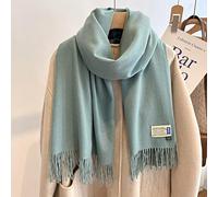 New 33 Colors Winter Cashmere Scarf Women Thick Warm Shawls Wraps Solid Color Tassel Lady Blanket