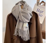 New 33 Colors Winter Cashmere Scarf Women Thick Warm Shawls Wraps Solid Color Tassel Lady Blanket