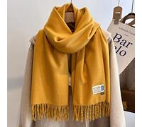New 33 Colors Winter Cashmere Scarf Women Thick Warm Shawls Wraps Solid Color Tassel Lady Blanket