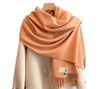 New 33 Colors Winter Cashmere Scarf Women Thick Warm Shawls Wraps Solid Color Tassel Lady Blanket
