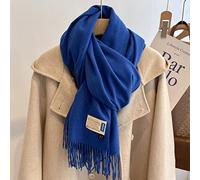 New 33 Colors Winter Cashmere Scarf Women Thick Warm Shawls Wraps Solid Color Tassel Lady Blanket
