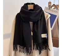 New 33 Colors Winter Cashmere Scarf Women Thick Warm Shawls Wraps Solid Color Tassel Lady Blanket
