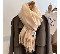 New 33 Colors Winter Cashmere Scarf Women Thick Warm Shawls Wraps Solid Color Tassel Lady Blanket