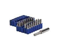 New 33PC Security Magnetic Bit Set Screwdriver Holder Torx Hex Star Silverline