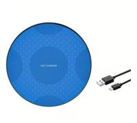 New 35W Wireless Fast Charger Pad For iPhone 15 14 13 12 Pro XS Max Mini X XR Induction Fast Wireless Charging Station For Samsung Galaxy S25 S24 S23 S22 S21 S10 S9 S8 All Qi Phones (Blue)