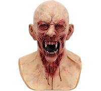 New 3D Realistic Zombie Mask with Internal Organs Chest Costume,Horror Bloody Zombie Head Mask Outfit,Adults Disgusting Zombies Organs Costume for Halloween Holiday Cosplay Party (Color:Style A)
