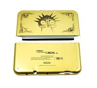 New 3DS XL Shell Top & Bottom Coverplate Gold Replacement, for Nintendo New3DS XL LL New3DSXL Handheld Console, The Legend of Zel-da Edition Case A E Faceplate Back Cover Plates