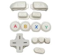 New 3DSXL 3DSLL Host Full Set Complete D Pad A B X Y L R ZR Home ON OF Power Button Repair Replacement Game Accessories Console Parts Black Full Kit