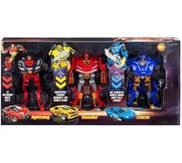 New|| 3pk Children Transforming Robot to Race Car Set for Lightning, Thunder, Storm | Demon Bot Mutant Robot Ultimate Race Cars | Christmas Birthday Gifts for Kids Boys and Girls.|| (Blue)