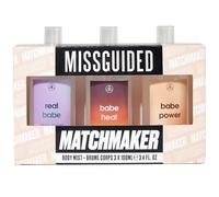 New 3pk Missguided Body Mist Set Includes Real Babe Mist,Babe Heat Mist & Babe Power Mist Perfect For Any Mood or Occasion (Matchmaker) - A21