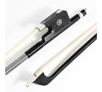 New! 4/4 Black Carbon Fiber Cello Bow.