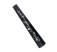 New 4/4 Violin Fingerboard Pearl Flower Inlay Natural Ebony wood Violin parts Repair set up violin (style3)