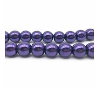 New 4/6/8/10mm Round Beads Loose Glass Pearl Spacer Beads for Jewelry Making DIY Handmade Bracelet Accessories-05-8mm(30pcs)
