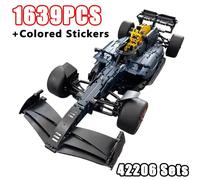 NEW 42206 MOC Oracle Red Bull Racing RB20 F1 Building Blocks 1639pcs Technic