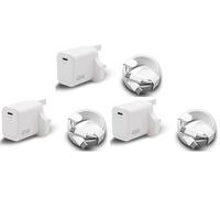 New 45W USB-C TYPE C Adapter for MICROSOFT 13" Surface Pro 9 Laptop usb c Pc Power supply charger Adaptor with Usb C Cable -White (Pack of 3)