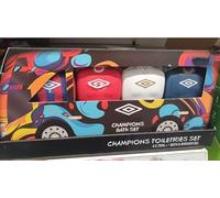 New 4pc of Champions Toiletries Set, Complete Collection of Fresh and Invigorating Essentials, With Its Sporty Fragrance and Practical Daily Use Items, A Great Gift for Men to Stay Sharp and Refreshed