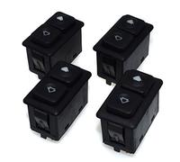New 4PCS Power Window Sunroof Switch Illuminated 61311381205/61 31 1 381 205 For BMWS E30 E24 E28 from 09/1986