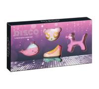 New 4pk Disco Bath Fizzer Set Includes 4 Unique Fragrances to Help You Relax and Unwind in Flair, A Great Gift Or Stocking Filler for Loved Ones, Treat Yourself to an Indulgent Bath Time.