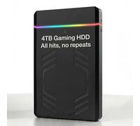 NEW 4TB retro Gaming Hard Drive 20K+ Games 3,300+ 3D/3A Titles No Duplicates with Latest Frontends & Emulators Seamless Switching Across 3 Gaming Systems Simple Setup True Plug&Play for Win7/ 8/10/11