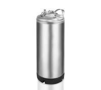 New 5 Gallon Ball Lock Keg, Stainless Steel Beer Keg with Single Handle for Draft, Homebrew and Craft Beer