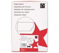 New. 5 Star Addressing Labels Inkjet 18 per Sheet 63.5x46.6mm White [1800 Labels]