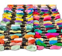 New 50 Anchor Cotton Cross Stitch Embroidery Threads Skeins Colour/Floss 100% Cotton Thread UK/Pack of 50