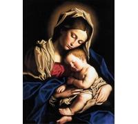 New 5D Diamond Painting Kits for Adults Kids, Awesocrafts Goddess Madonna Child, Mother and Son Full Drill DIY Diamond Art Crystal Rhinestone Paint by Diamonds Cross Stitch (Mother and Son)