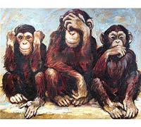 New 5D Diamond Painting Kits for Adults Kids, Awesocrafts Shy Orangutan Full Drill DIY Diamond Art Embroidery Paint by Numbers with Diamonds (Orangutan)