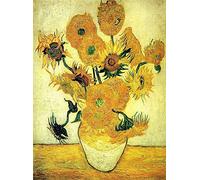 New 5D Diamond Painting Kits for Adults Kids, Awesocrafts Van Gogh Sunflower Full Drill DIY Diamond Art Embroidery Paint by Numbers with Diamonds (Sunflower 1)