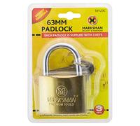 New 63MM Heavy Duty Brass Padlocks with 3 Keys Security Lock Luggage Locker Bag