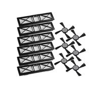 New 6pcs HEPA Filter +6pcs Side Brush Compatible With Neato Botvac D3 D4 D5 D6 D7 D70 D75 D80 D85 Connected Botvac 75e 80 85 Brushes