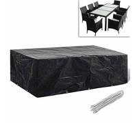 2x Garden Patio Outdoor Backyard Protective Furniture Covers 8 Eyelets vidaXL