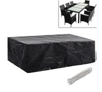 vidaXL Garden Furniture Cover Poly Rattan 10 Eyelets 300x140cm Patio Protector