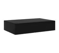 vidaXL Garden Furniture Cover 12 Eyelets 325x205x70cm, Black