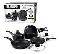 New 8PC COOKWARE Non Stick Kitchen PAN Set Black Saucepan Frying PAN Pot Induction | LID Pot FRYPAN | Durable & EFFICENT | 8 Piece | Cool Touch Handle