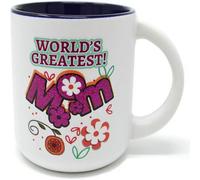 New 9Cm Worlds Greatest Mum Coffee Tea Mug Cup Xmas Gift Birthday Present Mother
