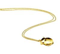 New Absolute Fancy Ladybug Vintage Quartz Animal Pocket Necklace Watch, Long Chain Sweater Pendant Necklace Watch, for Women Men Pendant Gift (Gold)