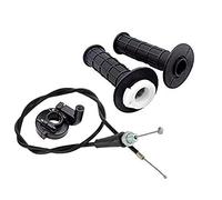 New Accelerator Twist Throttle Handle For 50cc 90cc 110cc 125cc 140cc P Hand Grip Cableit Dirt Bike ATV Motorcycle7/8" 22mm Twist Throttle Accelerator Handle Grips and Cable Set