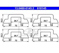 New Accessory Kit, disc brake pad for CITROËN:C2,C3 I,C3 Pluriel,C2 ENTERPRISE