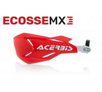 New Acerbis X-Factory Motocross Enduro Wrap Around Handguards Red/White CRF450RX