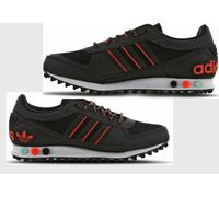 New Adidas LA Trainer II Men's BK/RED limited classic trainers FW5808 sizes 7-11