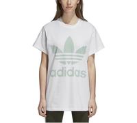 New Adidas Originals Oversized Relaxed Fit Trefoil T-Shirt Top - Ladies Womens