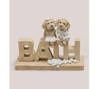 New Adorable Bath Cockapoo Word Wooden Ornament, Crafted with Care, Complete With A Playful Cockerpoo Dogs, A Sweet Tribute to your Furry Best Friend, Perfect Xmas Home Gift