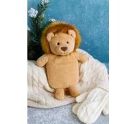 New Adorable Lion Hot Water Bottle with Soft Plush Cover - Perfect Winter Warmer for Cold Nights, Cozy Cuddles, Stocking Filler, or Comfort Gift for Loved Ones -A91