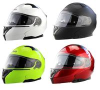 NEW ADULT MOTORBIKE 3GO E335 FLIP UP FRONT MODULAR HELMET Motorcycle Men Women Moped Scooter Crash Rider Sports Racing Touring ACU ECE Certified Full Face DVS Helmet (Matt Black,M)