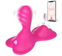 New Adult Sex Toys-Sit and Ride Clit Anal G Spot Vibrator with 9+9 Vibrating Modes APP Remote Control Vibrator Adult Toys for Women Men Couples Game Adult Massager (Purple)