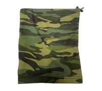 New Adults Camouflage Green Camo Fleece Lined Draw String Neck Warmer Snood UK